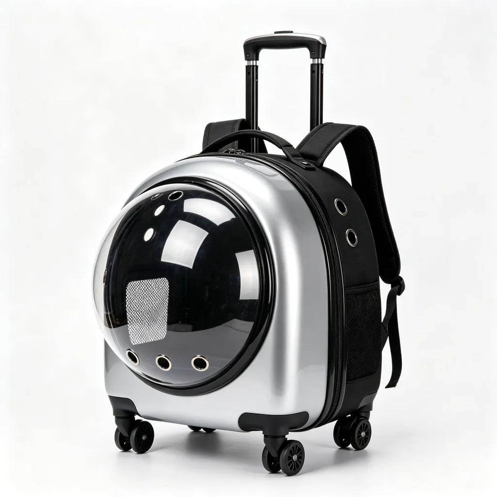Rolling Pet Luggage Carriers Wholesale