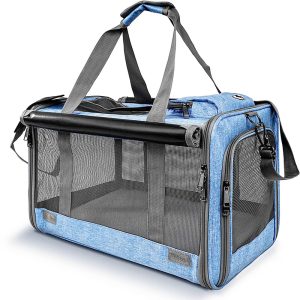 Pet Carrier Handbag Breathable Foldable Portable