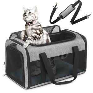 Pet Car Seat Carrier Breathable Foldable