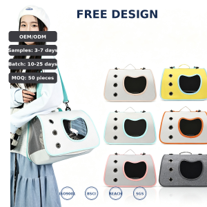 Pet Carrier Shoulder Sling Bag Foldable Portable