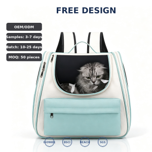 Pet Carrier Double Shoulder Backpack Large Capacity Breathable Portable