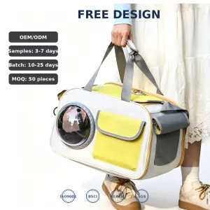 Space Capsule Pet Carrier Backpack Large Capacity Breathable