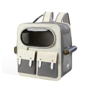 Pet Carrier Rolling Luggage Trolley Breathable Portable