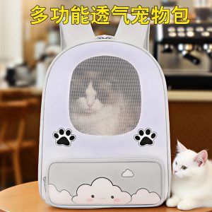 Printed Ventilated Pet Backpack Carrier