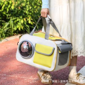 Space Capsule Pet Carrier Backpack Large Capacity Breathable Foldable Portable Wholesale