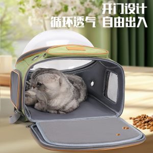 Space Capsule Pet Backpack Large Capacity Breathable