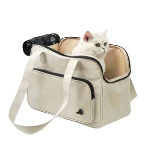Large-Capacity Portable Cat Carrier with Handle