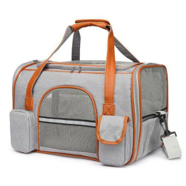 Pet Car Seat Carrier Breathable Foldable Portable