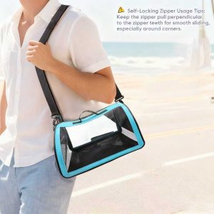Portable Foldable Cat Carrier Bag Detachable Pet Crate