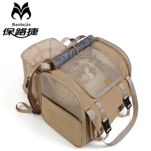 Pet Carrier Bag Convenient Large Capacity Backpack Expandable Cat Bed Airline Approved