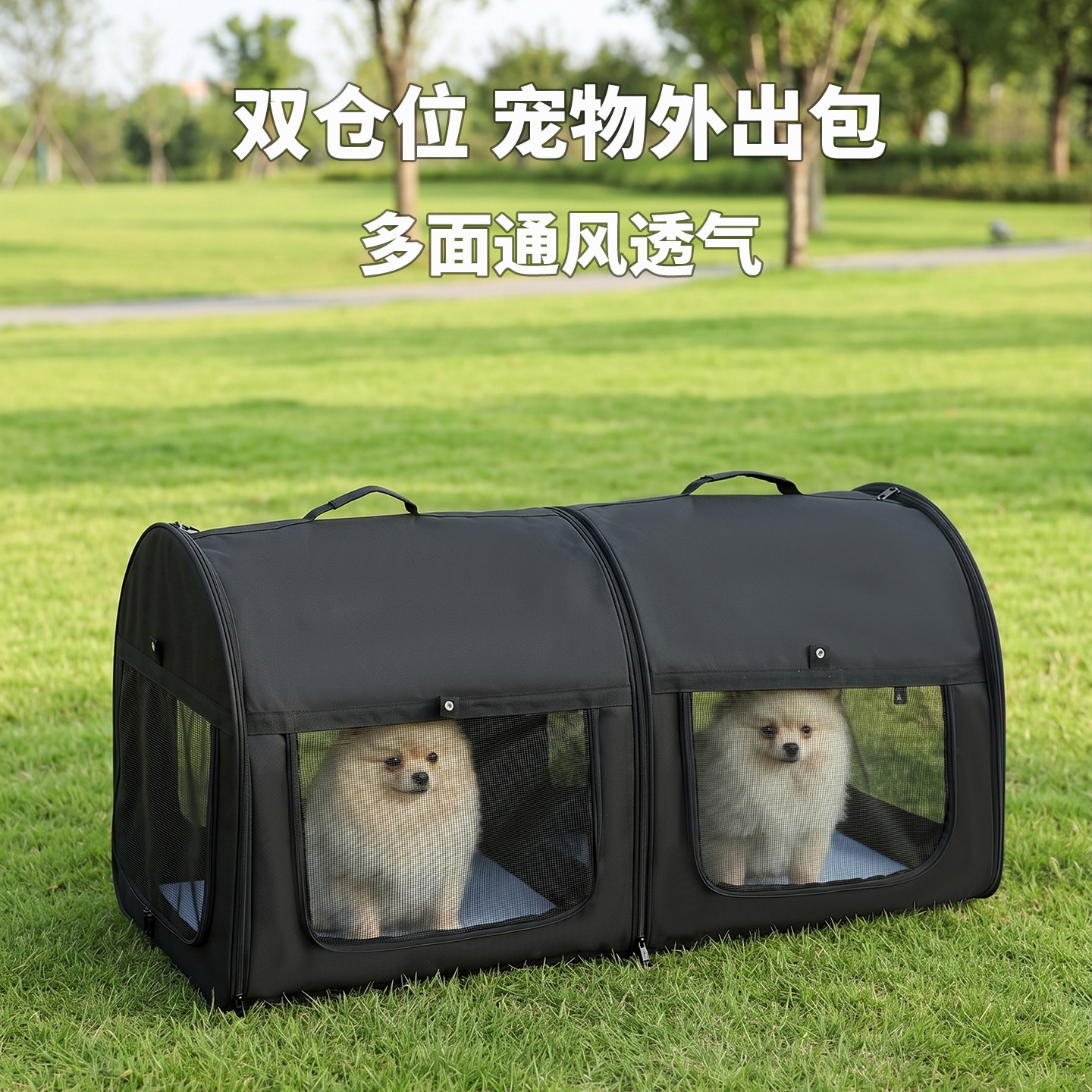 Foldable Pet Carrier Bag For Car And Outdoor