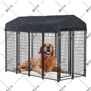 Triangular Pet Cage Top Cover Waterproof Black Gray