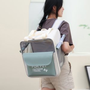 New Cat Bag Large Capacity Carry And Back Breathable Backpack Handheld Pet Bag For Cats And Small Dogs