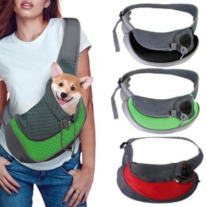 Portable Pet Carrier Sling Bag Breathable Mesh