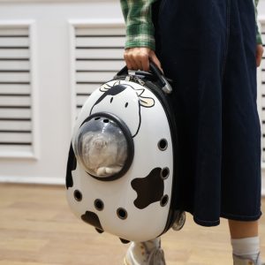 Pet Carrier Rolling Luggage Trolley Large Capacity Breathable Portable