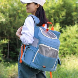 Breathable Backpack Cat Carrier Large Capacity Portable Outdoor Bag