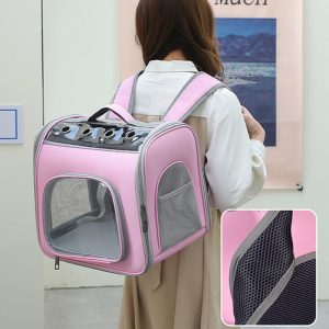 Portable Backpack Pet Carrier Handheld Large Capacity Breathable Dog Bag