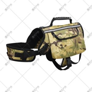Reflective Dog Backpack CP Camouflage Large