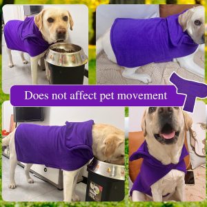 Microfiber Dog Bathrobe Quick-Dry Absorbent Towel