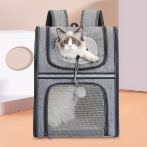 Portable Breathable Foldable Cat Backpack Large Capacity