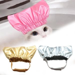 Pet Shower Cap For Cats And Dogs Waterproof Ear Cover