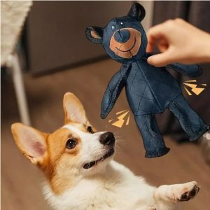 Chew Resistant Bear Dog Chew Toy Durable Cute