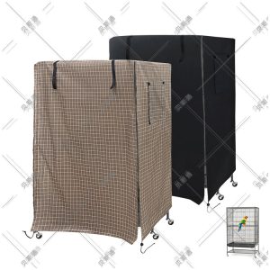 Bird Cage Cover 96x59x130cm Waterproof Silver Coated