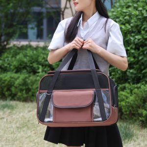 New Cat Carrier Handheld Breathable Pet Cage For Dogs
