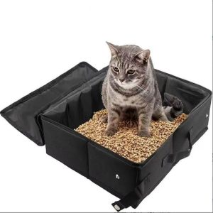 Multifunctional Cat Litter Bag Closed Waterproof Oxford Cloth