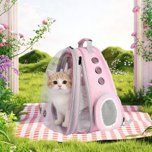 Expandable Transparent Window Cat Backpack Carrier