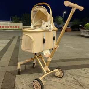 Foldable Pet Rolling Carrier