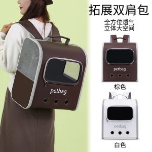 Expandable Transparent Window Cat Backpack Carrier S01