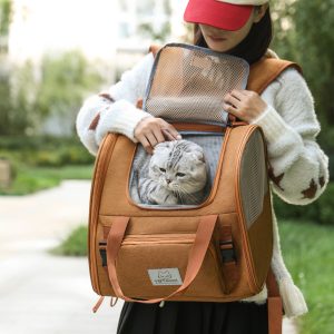 Capacity Breathable Pet Backpack Carrier Style B
