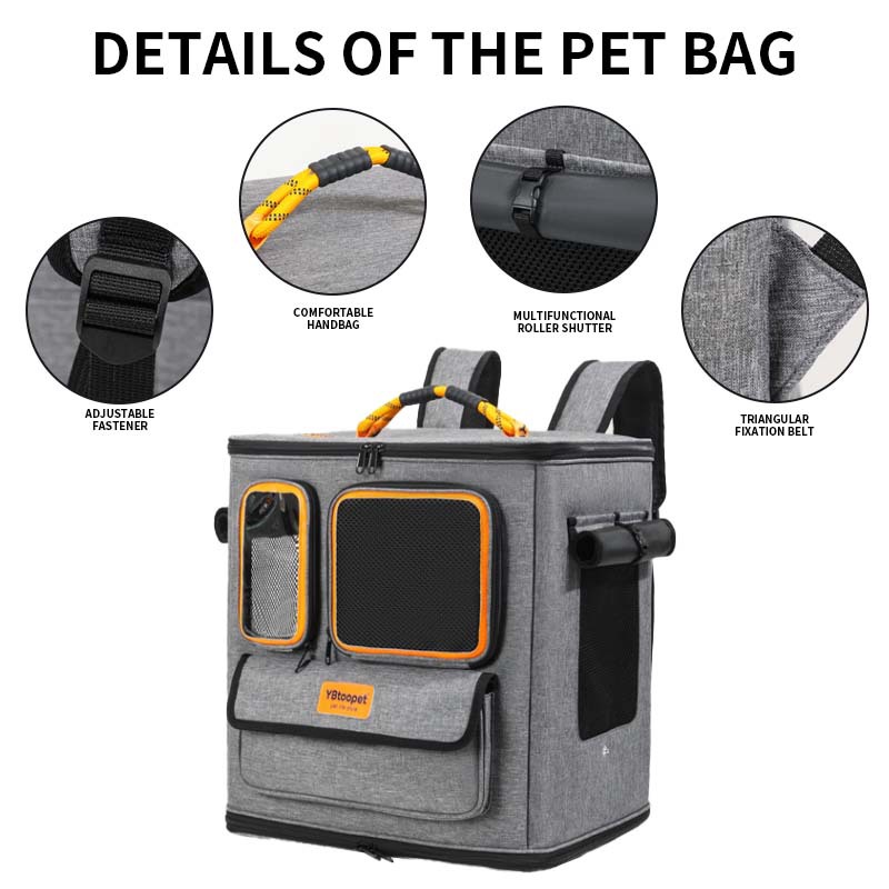 Large Capacity Foldable Pet Rolling Carrier Style A - Image 3
