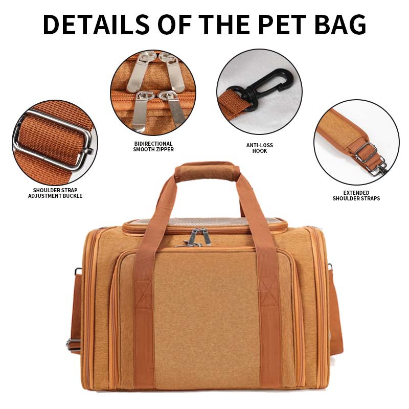 Large Capacity Car Seat Pet Backpack Carrier - Image 3