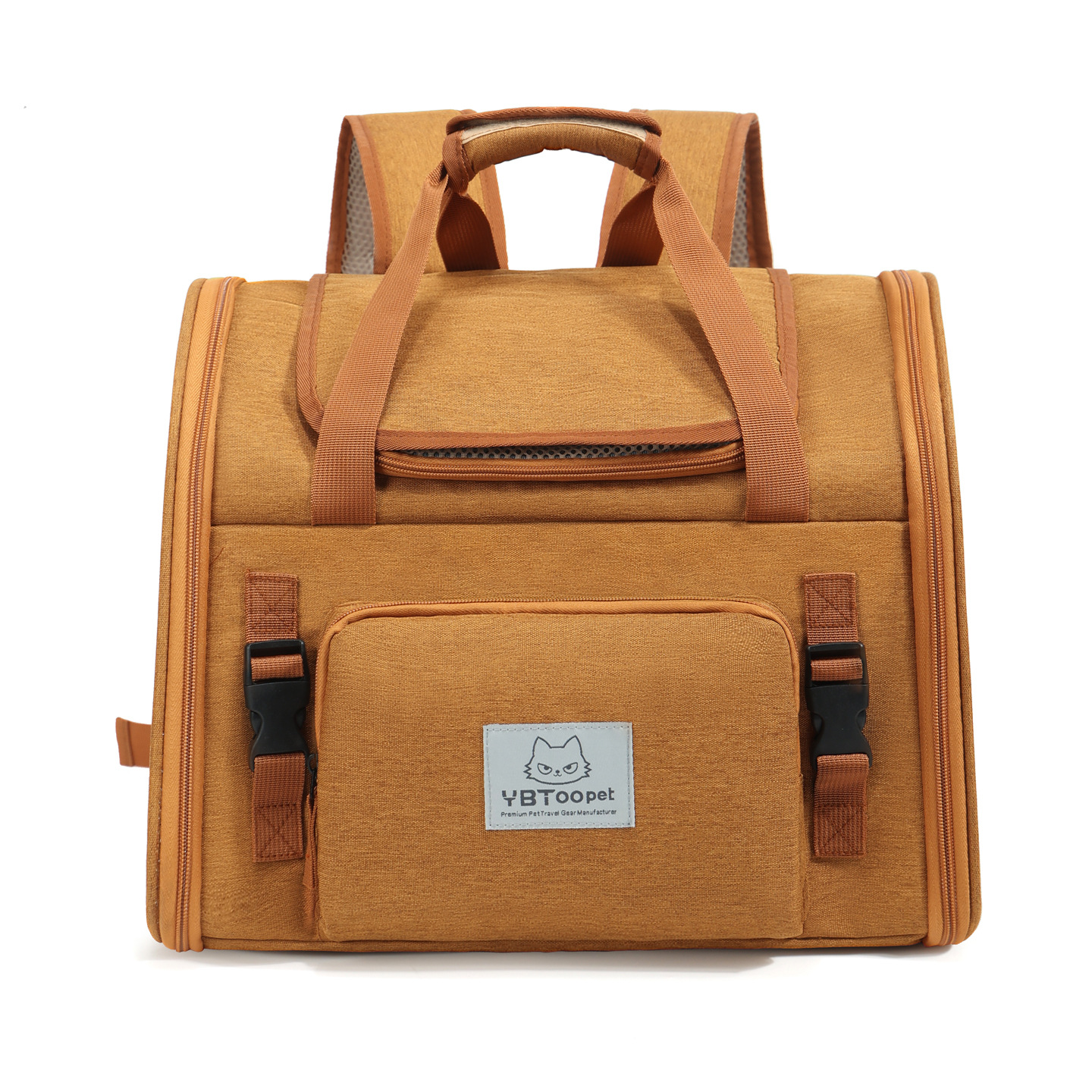 Capacity Breathable Pet Backpack Carrier Style D - Image 5