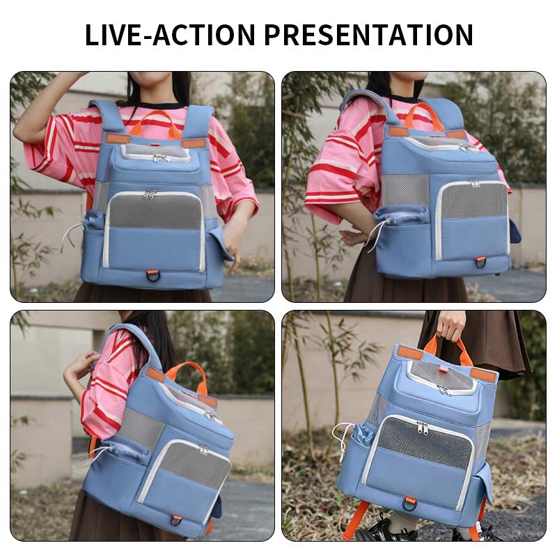 Capacity Breathable Cat Backpack Carrier Style A S02 - Image 4