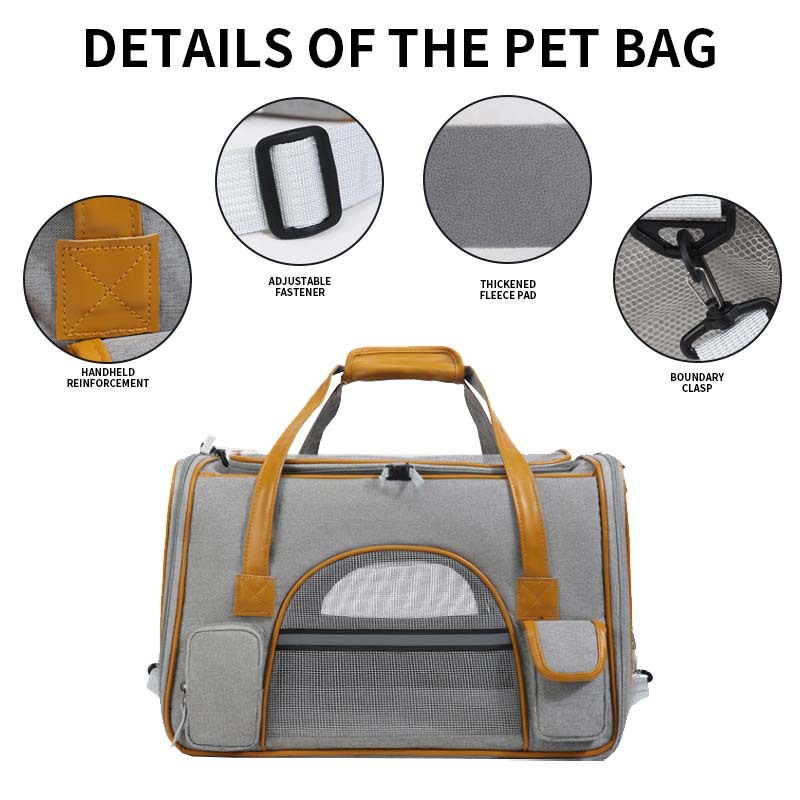 Foldable Breathable Pet Rolling Carrier S01 - Image 3