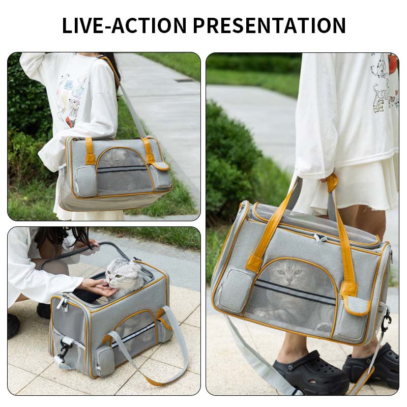 Foldable Breathable Pet Rolling Carrier S01 - Image 4