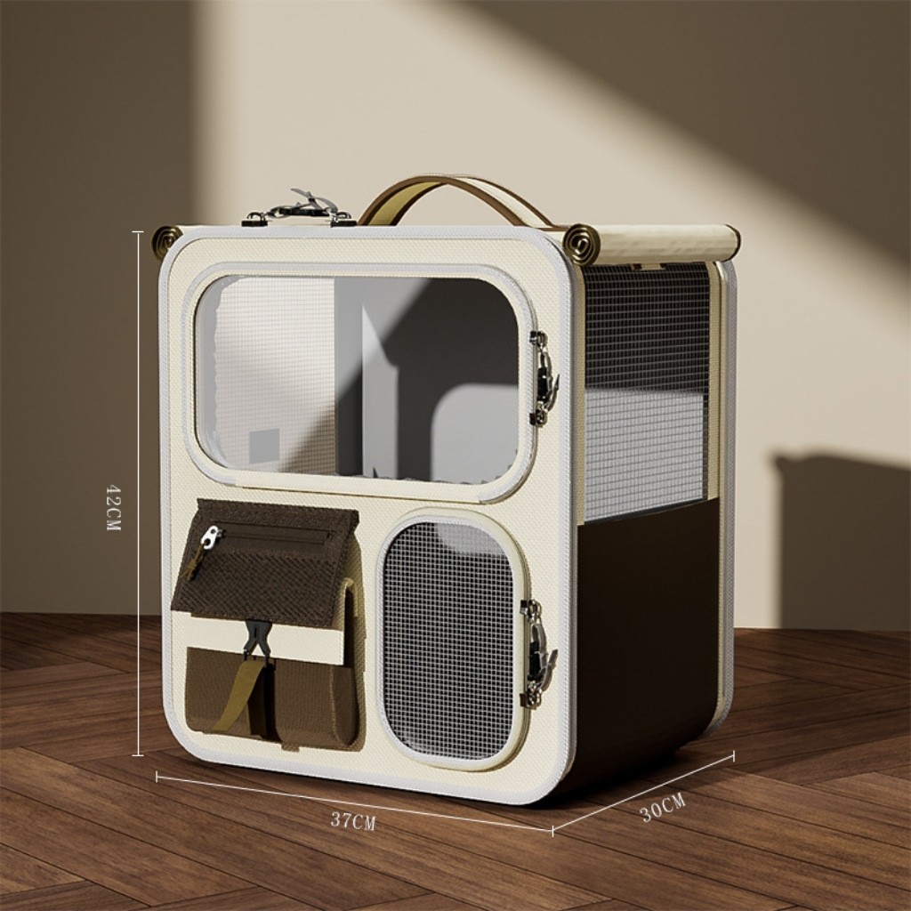 Foldable Breathable Pet Rolling Carrier S01 - Image 6