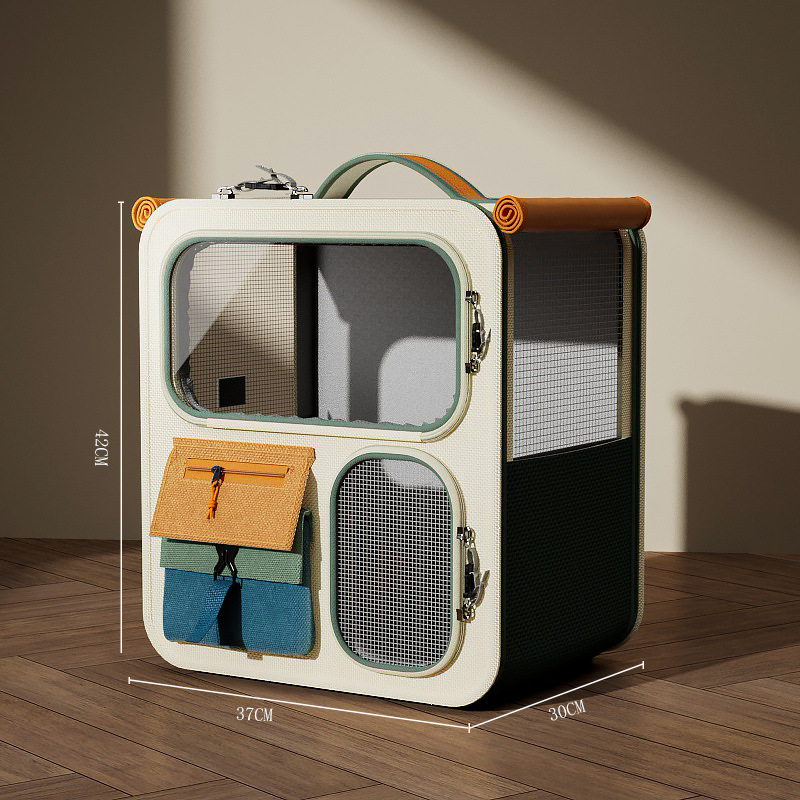 Foldable Breathable Pet Rolling Carrier S01 - Image 7