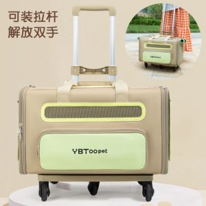 Large Capacity Foldable Pet Rolling Carrier Style B
