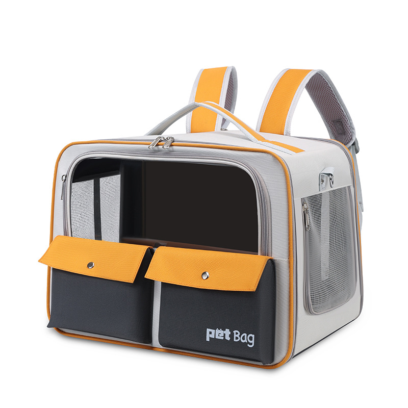 Large Capacity Breathable Pet Rolling Carrier S04 - Image 5