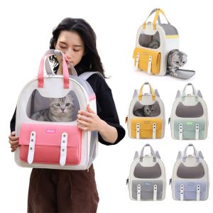 Capacity Foldable Breathable Cat Backpack Carrier S12