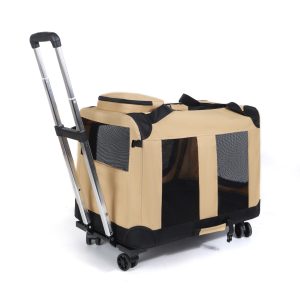 Large Capacity Breathable Pet Rolling Carrier S07