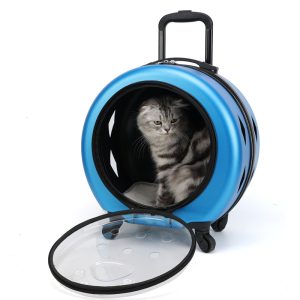 Window Large Capacity Pet Rolling Carrier S03