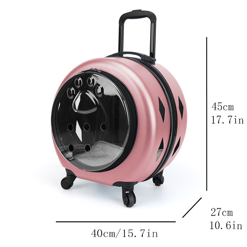 Window Large Capacity Pet Rolling Carrier S03 - Image 7