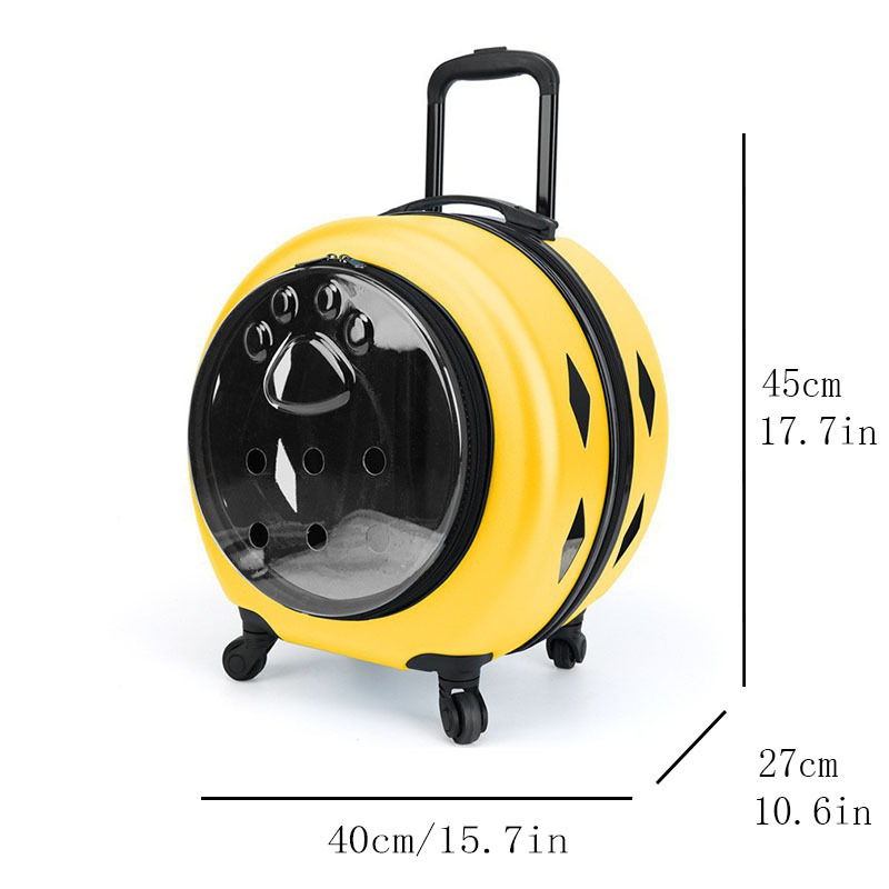 Window Large Capacity Pet Rolling Carrier S03 - Image 8