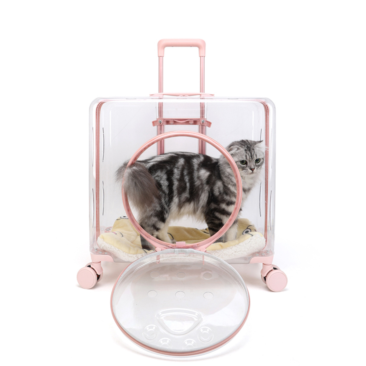 Window Large Capacity Pet Rolling Carrier S05 - Image 5