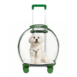 Window Large Capacity Pet Rolling Carrier S10